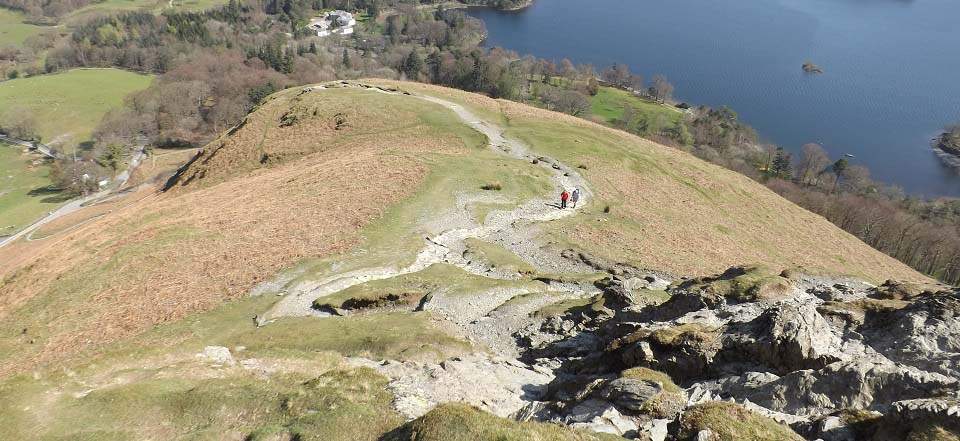 Catbells lower section image