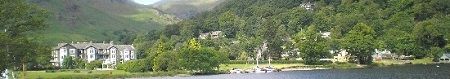 Glenridding from Ullswater lake