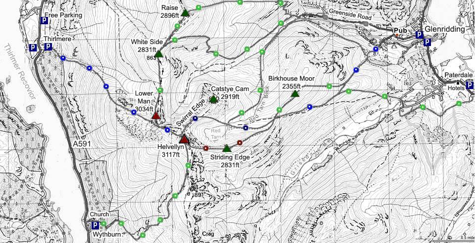 Helvellyn Map image
