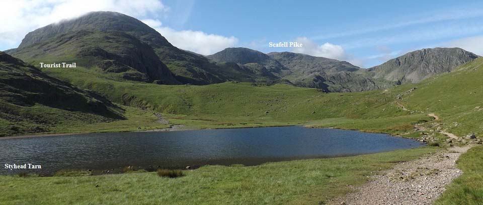 Scafell Pike from Seathwaite image