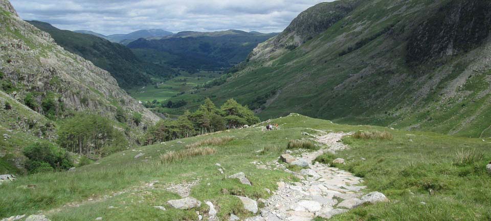 Down to Seathwaite farm image
