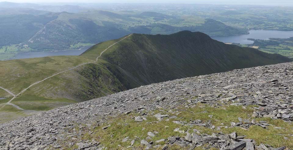 Skiddaw Orthwaite route image